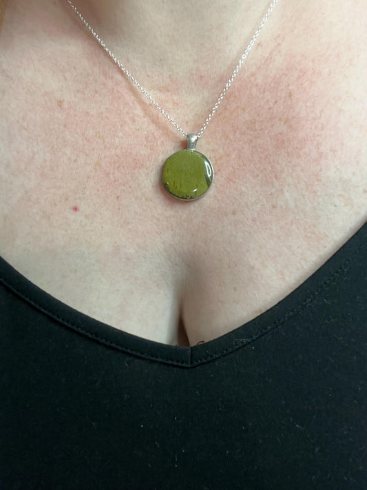 Ginkgo Leaf Necklace| Leaf Necklace| Handmade Pressed Leaf Necklace| Floral Necklace