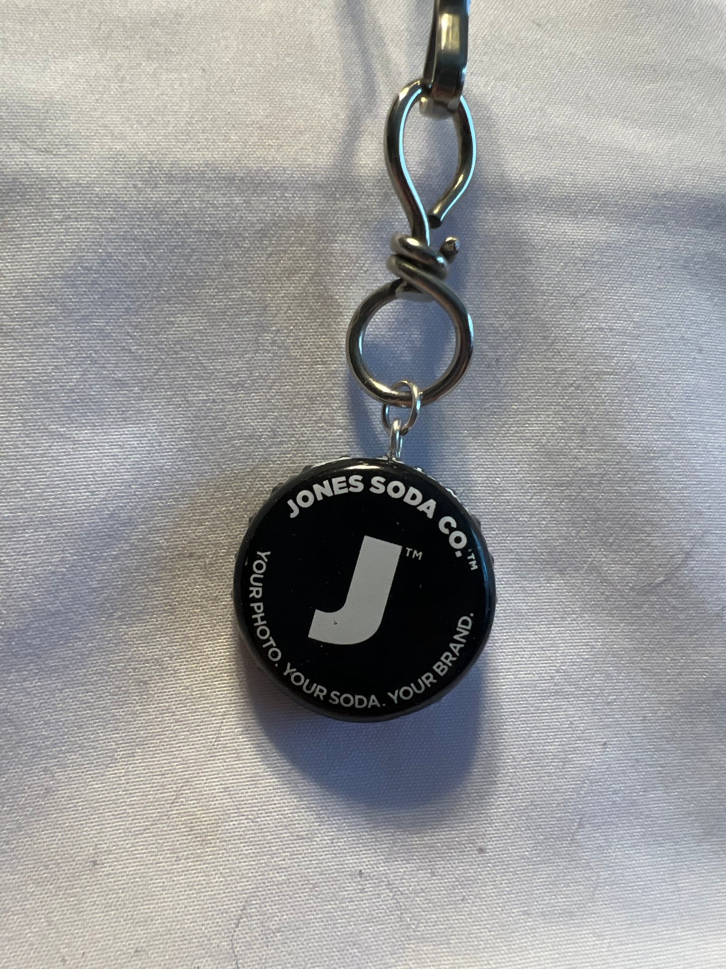 Lucky Four Leaf Clover Keychain | Jones Soda Cola Bottle Cap Charm | Handmade Resin Good Luck Charm | Nature-Inspired Gift