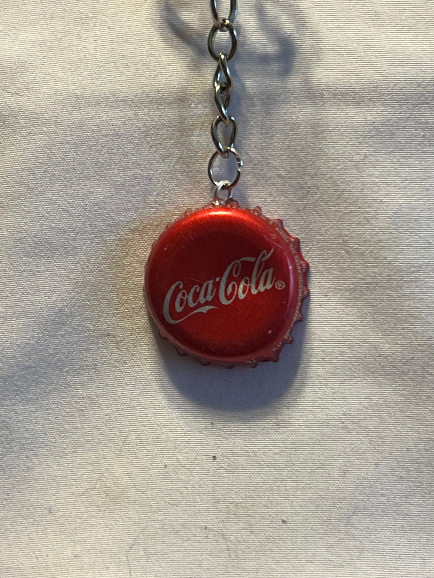 Lucky Four Leaf Clover Keychain | Coca Cola Bottle Cap Charm | Handmade Resin Good Luck Charm | Nature-Inspired Gift